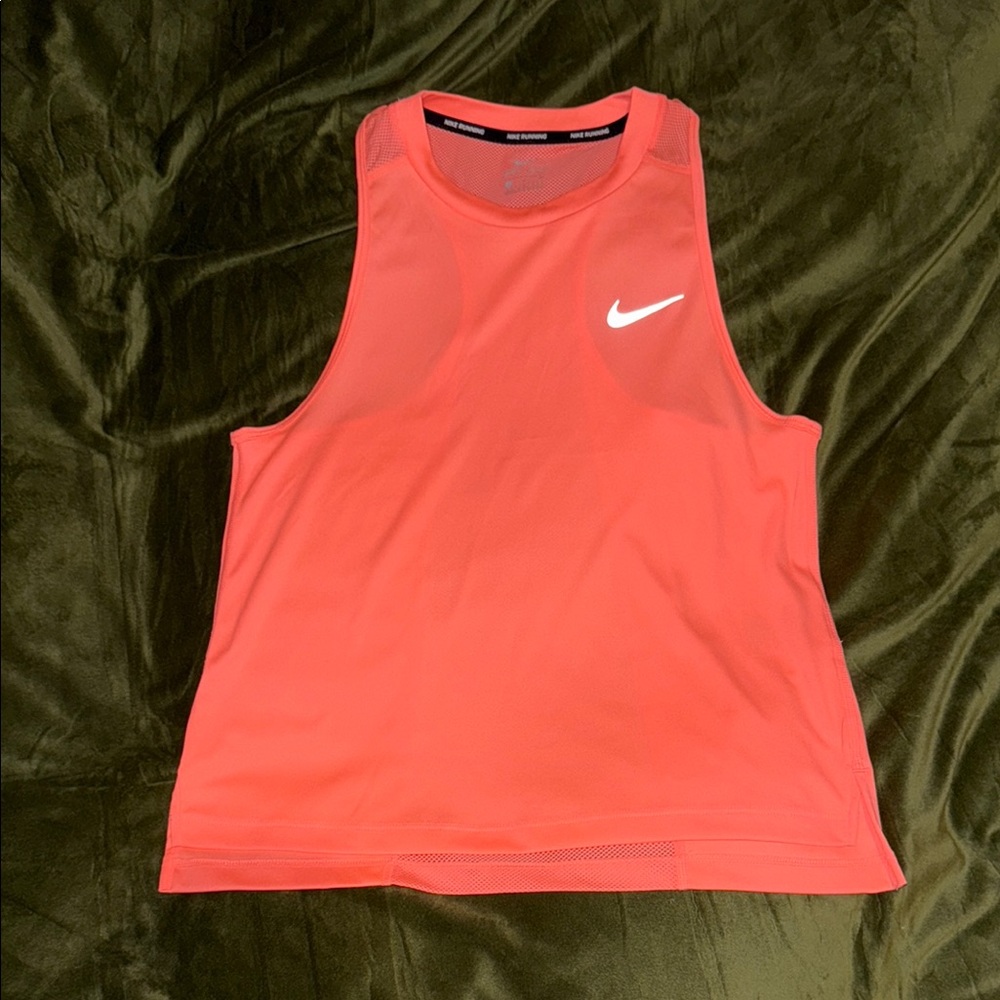 Nike Orange Pink Sleeveless Crop Tank Top